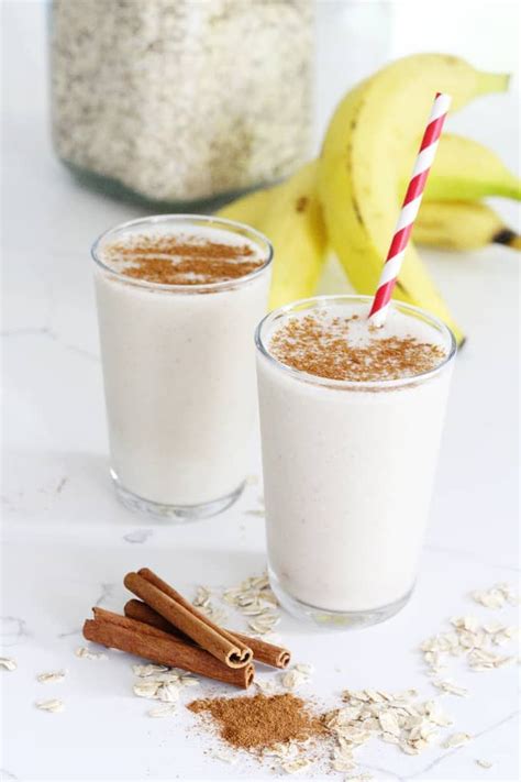 Breakfast Just Got Better With This Cinnamon Roll Smoothie Thats Dairy