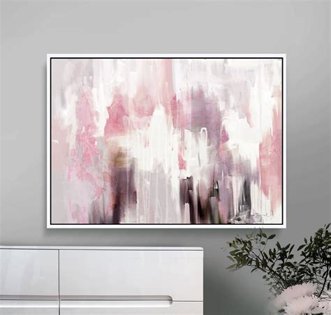 Printable Abstract Art Pink And Grey Decor Instant Download Etsy