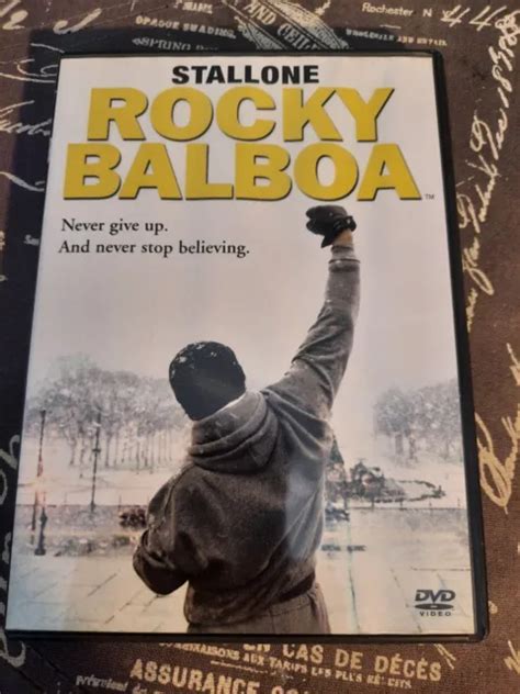 Rocky Balboa Dvd 2007 Widescreen Sylvester Stallone And Burt Young 1