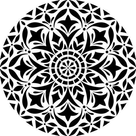 Printable Mandala Stencils Printable Templates