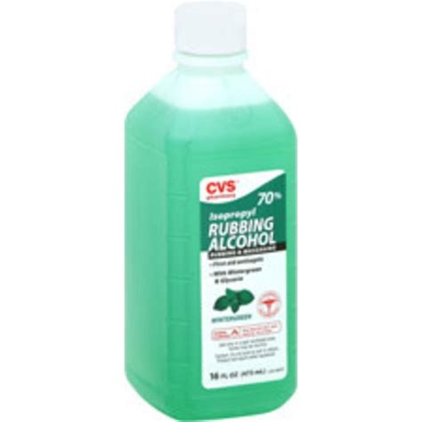 CVS Health Wintergreen 70 Isopropyl Rubbing Alcohol 16 Fl Oz