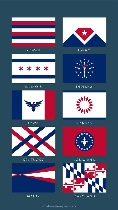 50 State Flag Redesigns In 2021 Flag Art State Flags Creative Agency