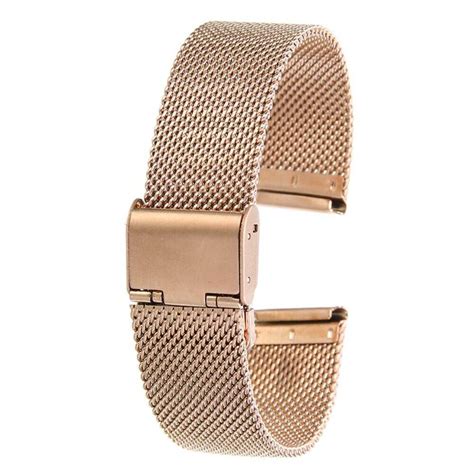 Stainless Steel Mesh Watch Band With Adjustable Clasp Band And Bracelets