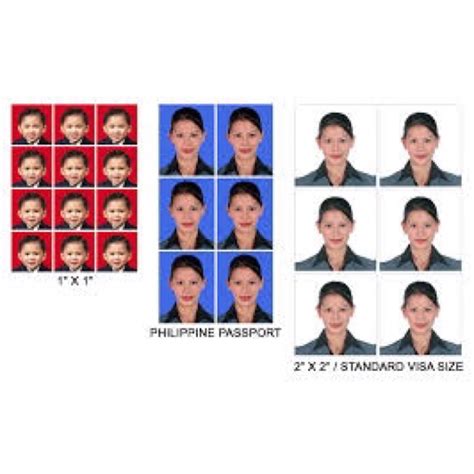 Id Picture Packages 1x1 2x2 Passport Size Shopee Philippines