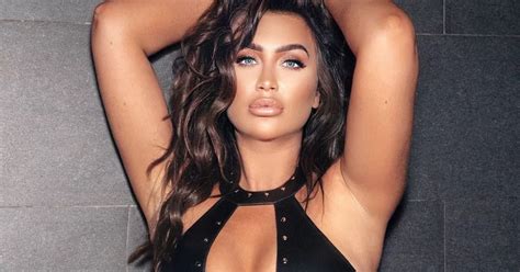 lauren goodger unleashes cleavage as she flaunts kinky side in leather leotard daily star