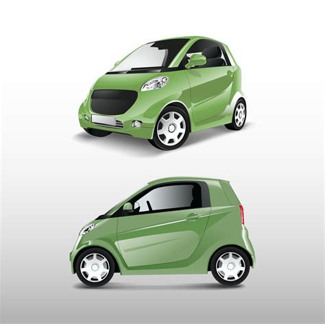 Green Compact Hybrid Car Vector Download Free Vectors Clipart