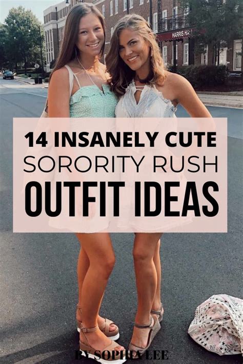 Trendy Cute Sorority Rush Outfits That Will Make Sure You Stand Out By Sophia Lee Sorority