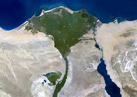 Nile Delta Satellite Image Photograph By Planetobserver Pixels