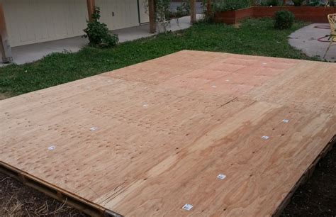 The exterior of your home requires tlc and maintenance from time to time in order to prevent major expenses further down the road.the yard, landscaping and gardens outside of your home are all things that can be done by yourself inexpensively as long as you have a. DIY Stationary Pallet Plywood Dance Floor | "I Do" DIYs.com