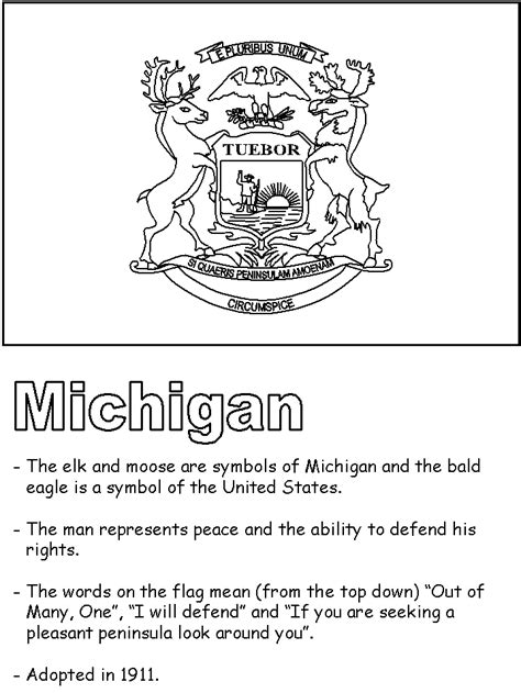Https://wstravely.com/coloring Page/michigan State Coloring Pages