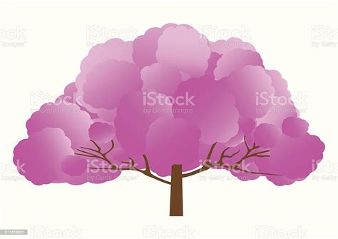 Pink Tree Stock Vektor Art Und Mehr Bilder Von Ast