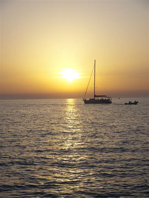 Free Images Sea Coast Ocean Horizon Sunrise Sunset Boat