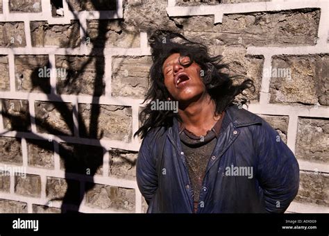 Bolivia Homeless Man Poverty Alcoholism Hi Res Stock Photography And
