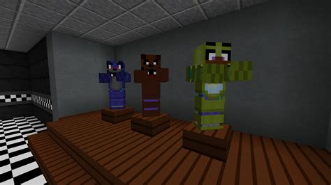 Fnaf Unleashed Uses A Texture Pack Minecraft Project