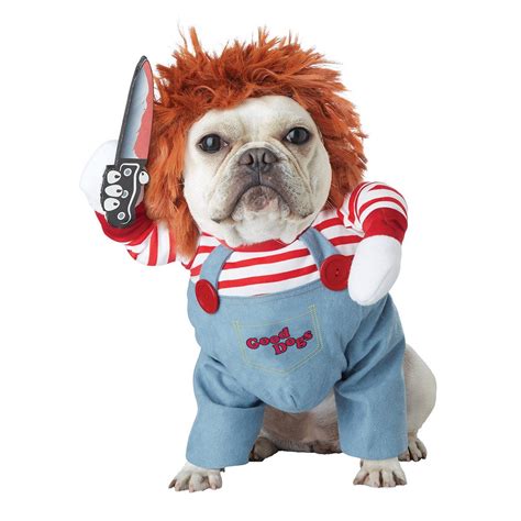 Deadly Doll Costume For Dogs Pet Costumes Dog Halloween Costumes