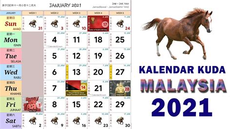 Kalendar Kuda 2021 Malaysia Percuma Ini Kerana Anda Boleh Dapatkan