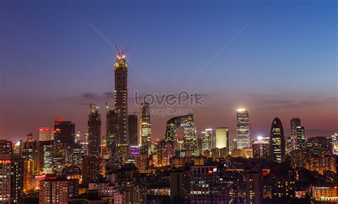 Beijing Cbd China World Trade Center Night View Picture And Hd Photos