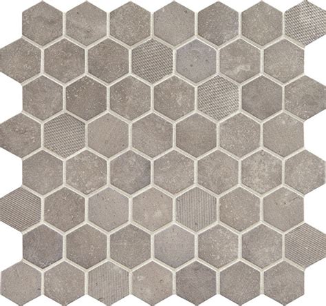 Argento 2 In Tumbled Travertine Hexagon Mosaic Artofit