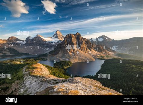 View From The Summit Of Mount Nublet On Mount Assiniboine Mount