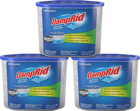 Damprid Disposable Moisture Absorber With Activated Charcoal 18 Oz 3
