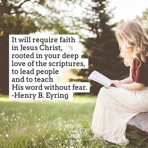 It Will Require Faith In Jesus Christ Latter Day Saint Scripture Of