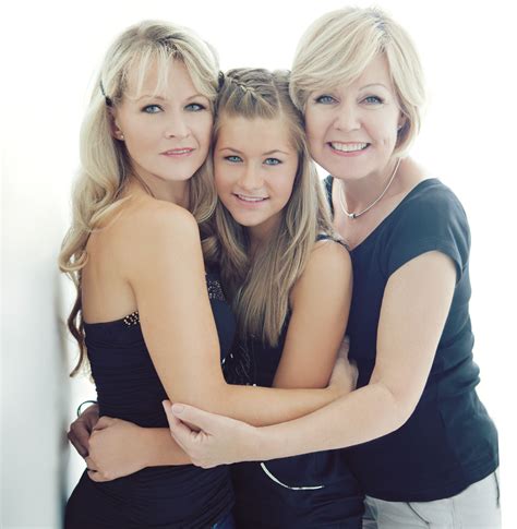 Three Generations Of Beautiful Girls Portrait Couture By Gm