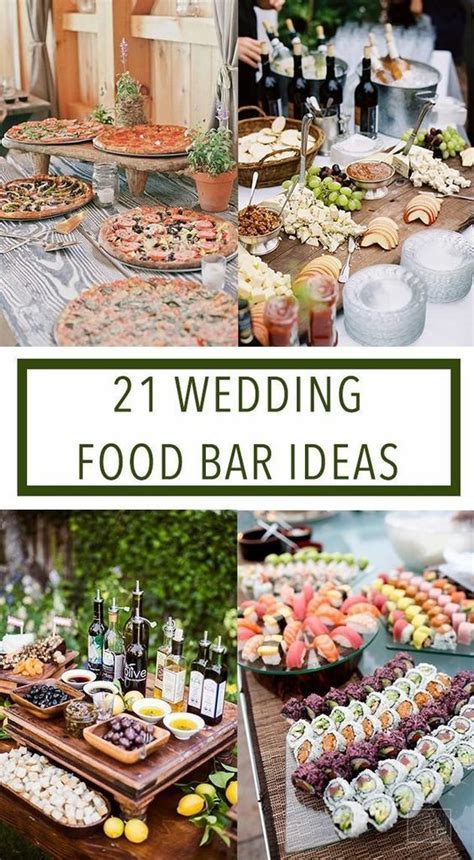 Serve Your Hors Doeuvres In Style With 21 Wedding Food Bar Ideas At