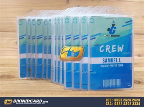 Semakin banyak jumlah pesanan, maka harga akan semakin murah. Ukuran ID Card Murah Berkualitas | Contoh dan Harga Lengkap