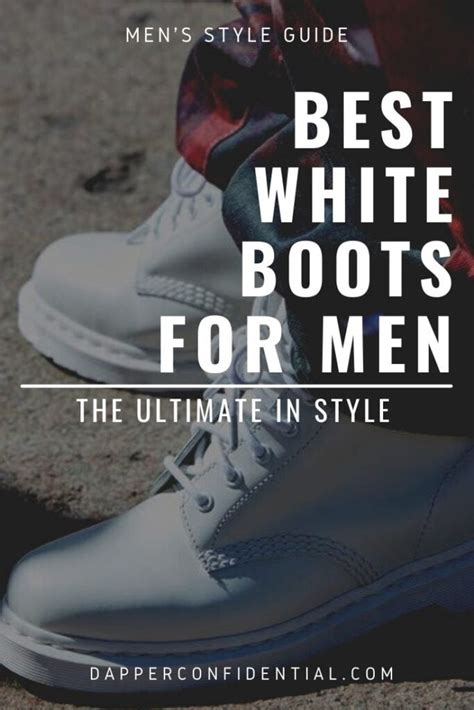 9 Best White Boots For Men The Arbiter Of Taste Dapper Confidential