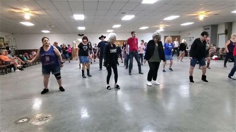 dancing 1159 line dance by rachael mcenaney white at the helping hands workshop at the vfw post