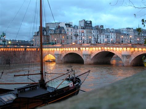 Pont Neuf Bridge Across The Seine In Paris