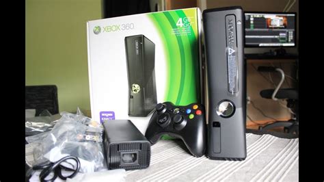 Xbox 360 4gb Slim Console Unboxing Youtube