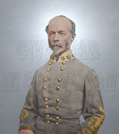 Confederate Gen Joseph E Johnstonit Was An Officer In The Us Army