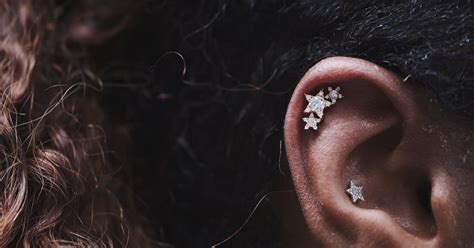 Triple Ear Piercings Are Trending Everywhere Right Now Popsugar Beauty
