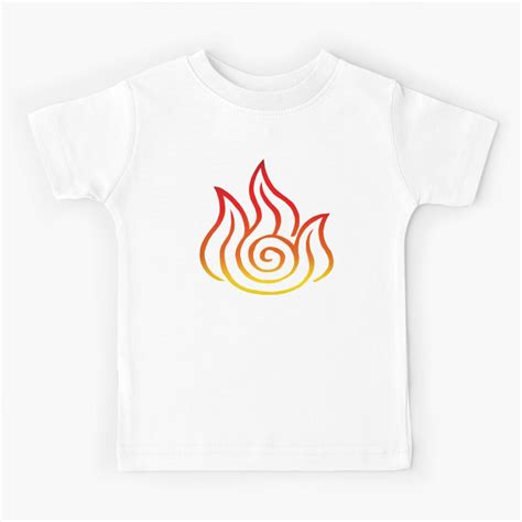 Firebending Logo Kids T Shirt For Sale By Alphaofthepack Redbubble