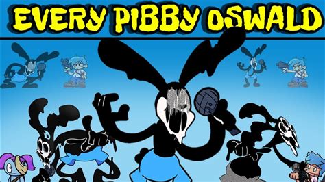 Friday Night Funkin Every Vs Corrupted Oswald Mods Learn With Pibby