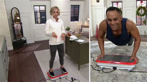 Powerfit Elite Vibration Platform With Exercise Bands And Remote On Qvc