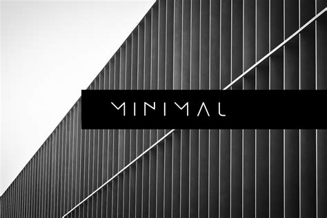 Minimal Font by moonbandit · Creative Fabrica
