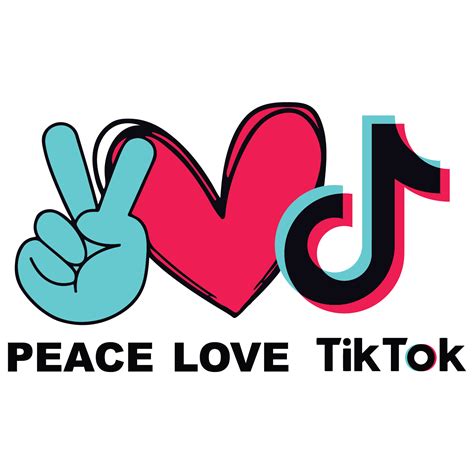 Tiktok Logo Svg Bundle Tiktok Svg Tiktok Logo Svg Peace L Inspire