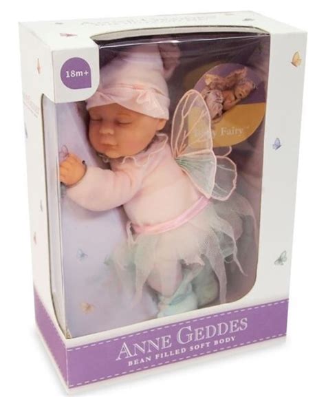 Anne Geddes Bean Filled Collection Pink Fairy Baby Doll Christmas T