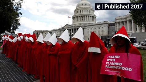A Handmaids Tale Of Protest The New York Times