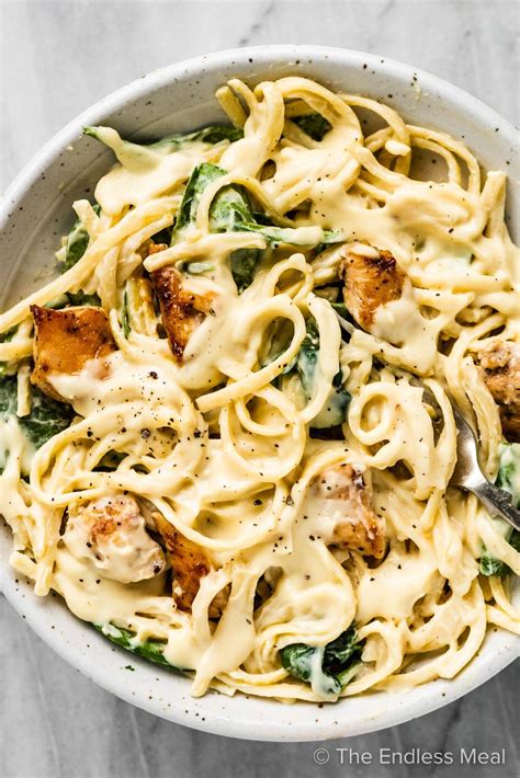 Healthy Chicken Alfredo Easy To Make The Endless Meal®