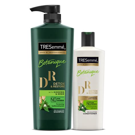 Tresemmé Detox And Restore Shampoo 580 Ml Conditioner 190ml
