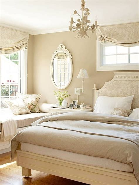 Beige Bedroom Ideas 的圖片搜尋結果 Интерьеры спальни Романтические дома