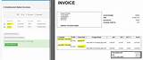 Photos of Contractor Invoice Software