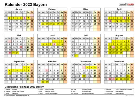 Kalender 2023 Kostenlos Zum Ausdrucken Bayern Get Calendar 2023 Update