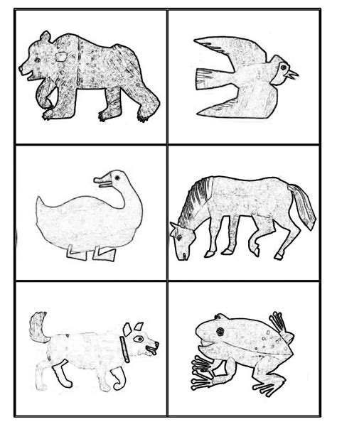 Brown Bear Brown Bear What Do You See Coloring Pages