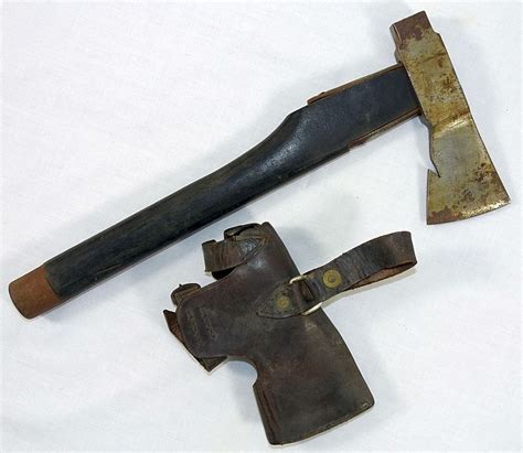 Wwi Trench Pioneer Ax With Cover Griffin Militaria