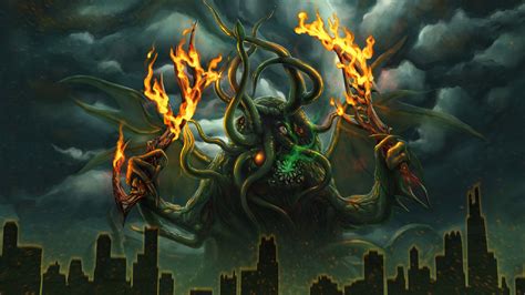 Cthulhu Full Hd Wallpaper And Background Image 1920x1080 Id475233