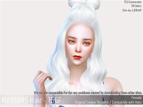 May Sims May 156f Hair Retextured Sims 4 Hairs
